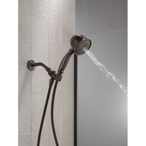  DELTA FAUCET Delta Faucet 5-Spray Touch-Clean Hand Held Shower Head with Hose, Venetian Bronze 75525RB