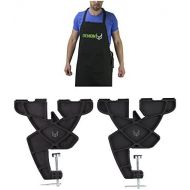 [아마존베스트]Demon United Demon Ski and Snowboard Vise + Shop Apron Combo Pack