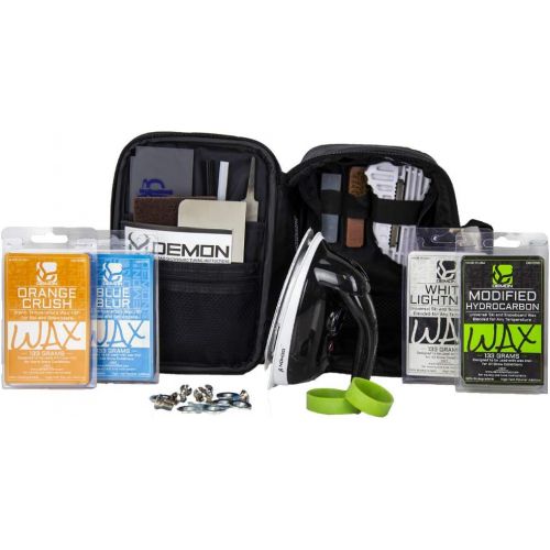  [아마존베스트]DEMON UNITED Demon Complete Plus Ski Tune Kit with Ski Wax Iron and Over 1 lb. of Demon Ski & Snowboard Wax Included