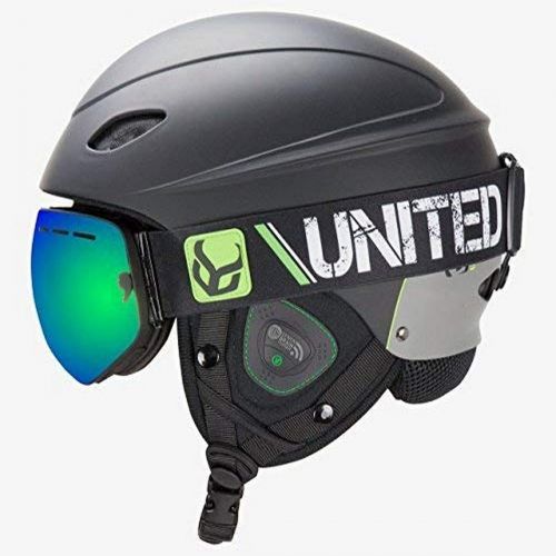  DEMON UNITED Phantom Helmet with Audio and Snow Supra Goggle