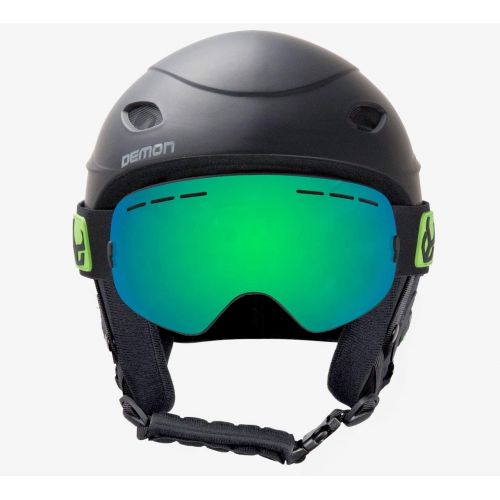  DEMON UNITED Phantom Helmet with Audio and Snow Supra Goggle