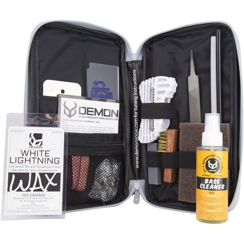  Demon UNITED Demon Mechanic Ski & Snowboard Tuning Kit with Universal Wax & Base Cleaner