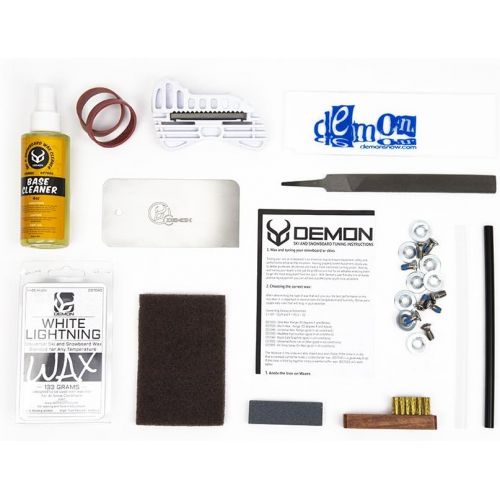  Demon UNITED Demon Mechanic Ski & Snowboard Tuning Kit with Universal Wax & Base Cleaner