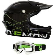 Demon United Demon Zero Full Face Helmet with Goggle |BMX| Mountain Bike|
