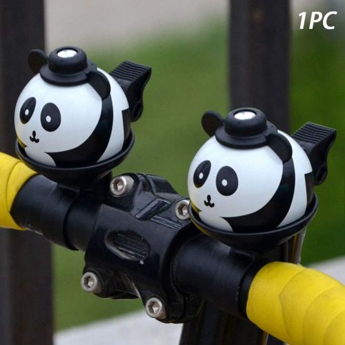  DENPETEC Bike Ring Bell Cute Cartoon Bike Bell with 360° Rotatable ,Loud Crisp Clear Sound Bicycle Bike Bell,Bike Accessories Cute Panda Cycling Bell