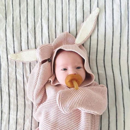  DENTRUN Infant Swaddling Sleeping Bag， Cute Baby Cute Blanket Dual Use Organic Bag， Autumn Sleep Sack Flannel Swaddle，Unisex Cotton Removable Long Bag (Pink)