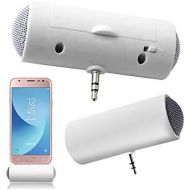 [아마존베스트]DERCLIVE Portable 3.5 mm Mini Stereo Speaker Amplifier for MP3 / MP4 / Mobile Phone / Tablet White or Black