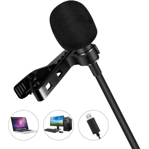  [아마존베스트]Dericam USB Desktop/Laptop Computer Microphone, 360° Omnidirectional Condenser Microphone, PC Microphone for Conference/Learning, Online Chat, Games, Live Podcasting, Recording, Sk