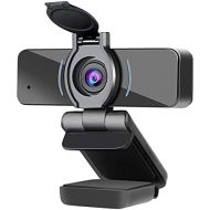 [아마존베스트]Dericam Webcam, 1080P Webcam with Microphone, USB Computer Web Camera, Plug and Play Desktop and Laptop Webcam for Windows Mac OS, for Video Calls, Streaming, Conference, Games, On