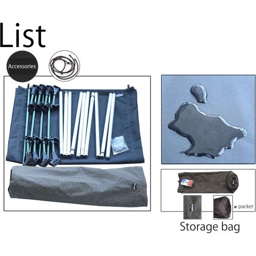  [아마존베스트]DESERT WALKER Camping cots, Outdoor Bed Ultra Lightweight Bed Portable cot Free Storage Bag Included,2.8 Pounds