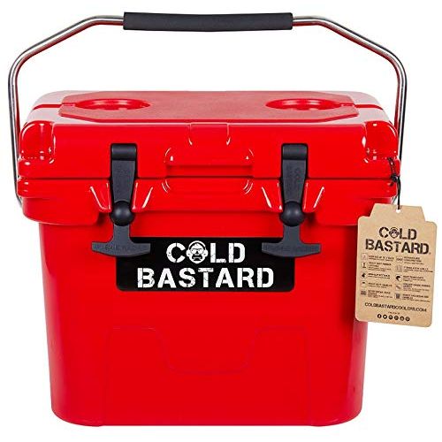  DESERT Rigid Series 15QT Red Neon Cold Bastard ICE Chest Cooler YETI Quality Free Accessories Free S&H