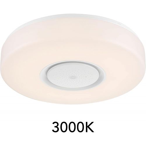  Designers Fountain 15in Non-WiFi Voice Control Flush Mount Ceiling Light