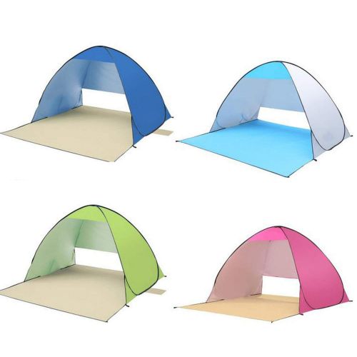  DESIRE DESTINATION Beach Tent Pop Up Open Camping Tent Fishing Hiking Outdoor Automatic Instant Portable (120+60) 150100cm Anti UV Shelter