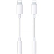 DESOFICON [Apple MFi Certified] 2 Pack Lightning to 3.5 mm Headphone Jack Adapter iPhone 3.5mm Jack Aux Dongle Cable Converter Compatible with iPhone 13 12 11 11 Pro XR XS X 8 7 iPad iPod Su