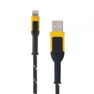 DEWALT Lightning to USB Cable ? Reinforced Braided Cable for Lightning ? Charger Cord Compatible with iPhone ? Apple Compatible Charging Cable ? 6 ft