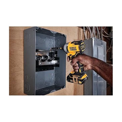  DEWALT ATOMIC 20V MAX* Impact Driver, Cordless, Compact, 1/4-Inch, Tool Only (DCF809B)