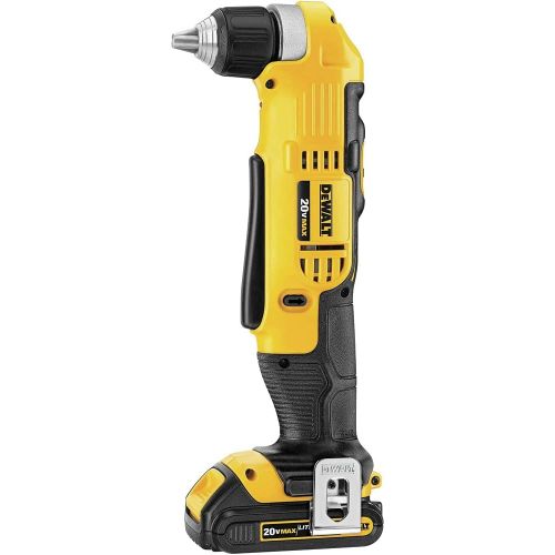  DEWALT DCD740C1 Right Angle Drill Kit, Yellow, 0.5