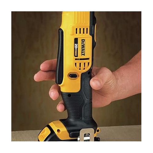  DEWALT DCD740C1 Right Angle Drill Kit, Yellow, 0.5