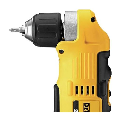  DEWALT DCD740C1 Right Angle Drill Kit, Yellow, 0.5