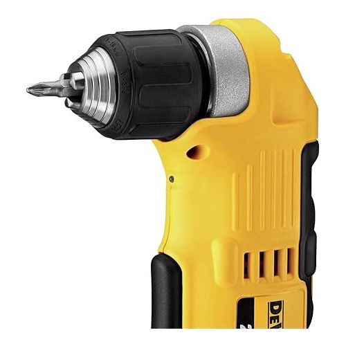  DEWALT DCD740C1 Right Angle Drill Kit, Yellow, 0.5