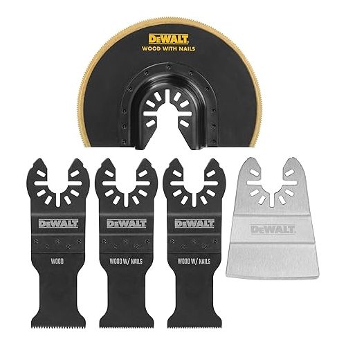  DEWALT Oscillating Tool Blades Kit, 5-Piece (DWA4216)