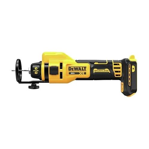  DEWALT 20V MAX* XR Brushless Drywall Cut-Out Tool (Tool Only) (DCE555B)