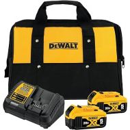 DEWALT 20V MAX Battery Charging Kit, Includes 2 Batteries, 5Ah, Includes Small Storage Bag (DCB205-2CK)