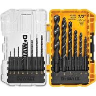 DEWALT Drill Bit Set, 14-Piece, 135 Degree Split Point, For Plastic, Wood and Metal (DWA1184)