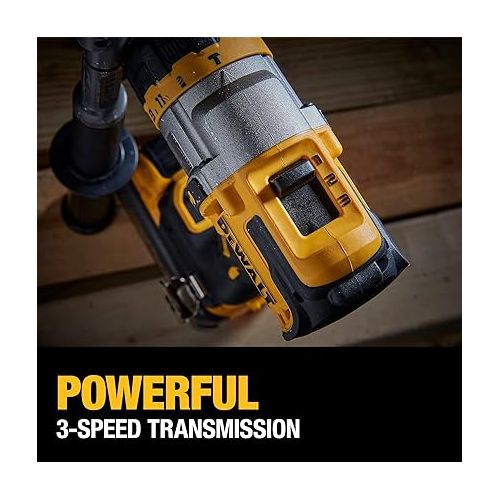  DEWALT FLEXVOLT ADVANTAGE 20V MAX* Hammer Drill, Cordless, 1/2-Inch, Tool Only (DCD999B)