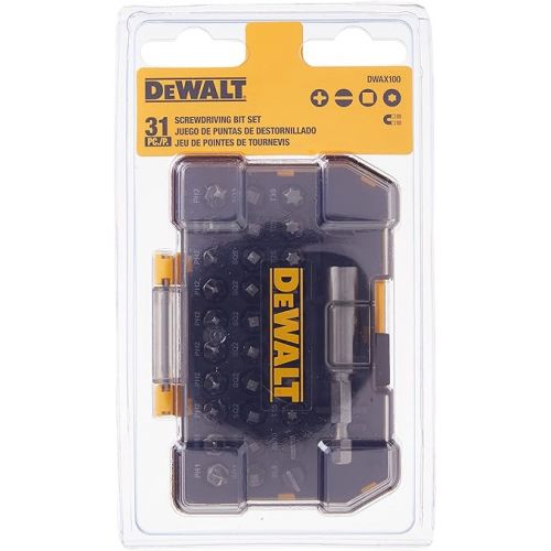  DEWALT DWAX100 Screwdriving Set, 31-Piece