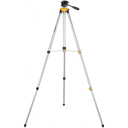 DEWALT Laser Level Tripod, ¼ x 20 Thread Mount, Collapsible Legs, Non-Skid Feet, Carrying Pouch Included (DW0881T)