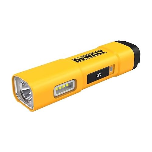  DEWALT LED Flashlight, USB-C Rechargeable, Magnetic Jobsite Light (DCL183)