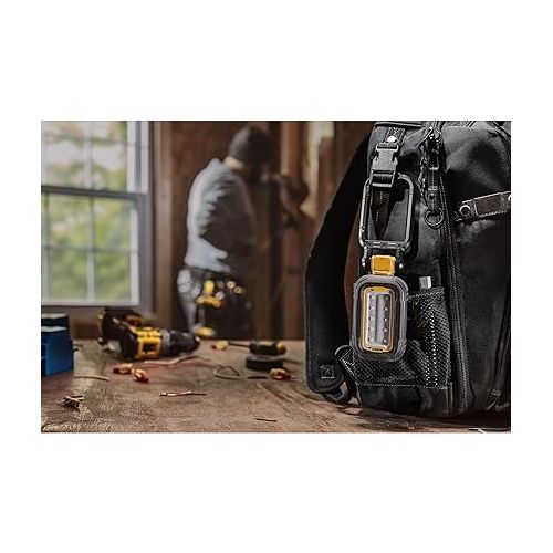  DEWALT LED Light, Powerful and Compact Work Light, Magentic Handle, USB-C Rechargeable (DCL182)