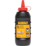 DEWALT DWHT47048L 8 oz High-Grade Red Marking Chalk with Oval Shaped Bottle