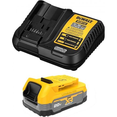  DEWALT 20V MAX* Starter Kit with POWERSTACK Compact Battery and Charger (DCBP034C)