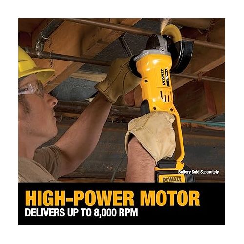  DEWALT DCG412B 20V MAX* Lithium Ion 4-1/2” grinder (Tool Only)