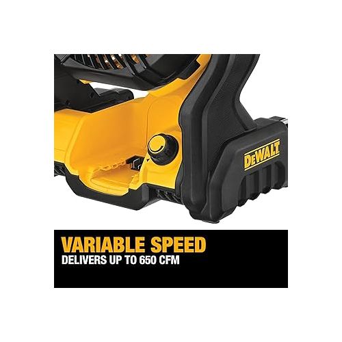  DEWALT 20V MAX Jobsite Fan, Cordless, Portable, Bare Tool Only (DCE512B)