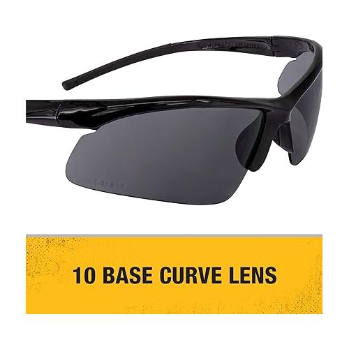  DEWALT DPG51-2C Radius Smoke 10 Base Curve Lens Protective Safety Glasses