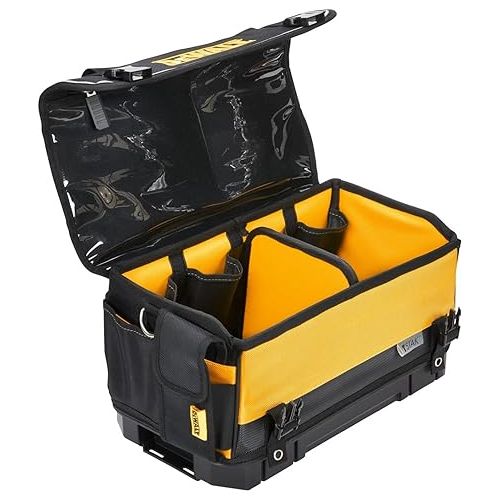  DEWALT TSTAK Tool Bag, 16-inch Durable Tote with Tool Organizer and Hard Bottom (DWST17623)
