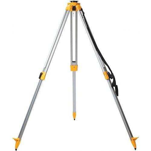  DEWALT Tripod Stand, Heavy Duty, Construction Tripod, Built-In Strap for Easy Transport on Jobsites (DW0737)