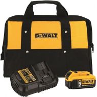 DEWALT 20V MAX 5 Ah Lithium Ion Battery and Charger Kit with Bag (DCB205CK)