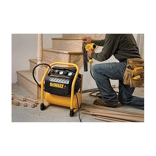  DEWALT Air Compressor for Trim, 200-PSI Max, Quiet Operation (DWFP55130)