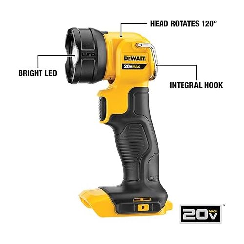  DEWALT 20V MAX Power Tool Combo Kit, 4-Tool Cordless Power Tool Set with Battery and Charger (DCK445D1M1)