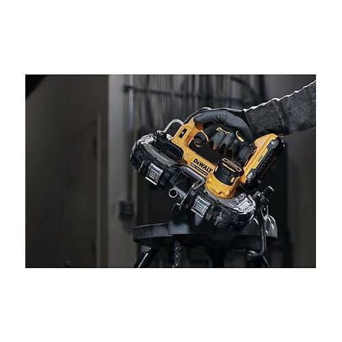  DEWALT ATOMIC 20V MAX Brushless Cordless 1-3/4 in. Compact Bandsaw, Bare Tool Only (DCS377B)