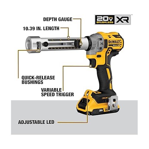  DEWALT DCE151TD1 20V MAX* XR Cordless Cable Stripper Kit