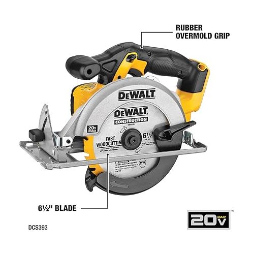  DEWALT 20V MAX Power Tool Combo Kit, 6-Tool Cordless Power Tool Set with Battery and Charger (DCK661D1M1)