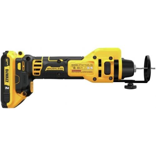  DEWALT 20V MAX Drywall Cutting Tool, Cut Out Tool, 2 Batteries and Charger Included (DCE555D2)