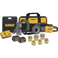 DEWALT FLEXVOLT 60V MAX* Pipe Threader Kit, Die Heads (DCE700X2K)