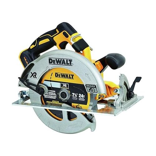  DEWALT 20V MAX 7-1/4-Inch Cordless Circular Saw with Brake, Bare Tool Only (DCS570B)