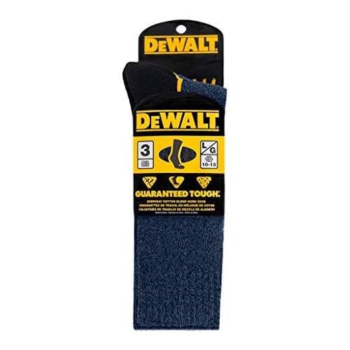  Dewalt Everyday Work Crew Sock Dxsc150 Cotton Blend Men